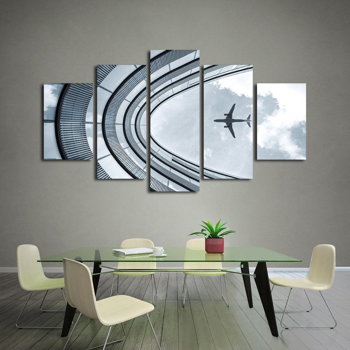 Metro Landing Multi Panel Canvas Wall Art