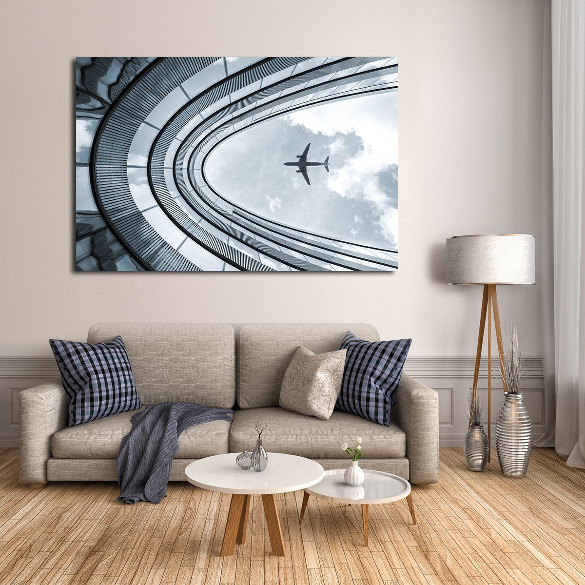 Metro Landing Multi Panel Canvas Wall Art