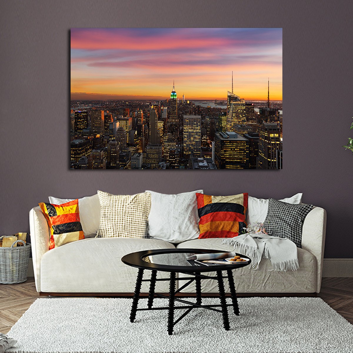 Midtown Manhattan Multi Panel Canvas Wall Art