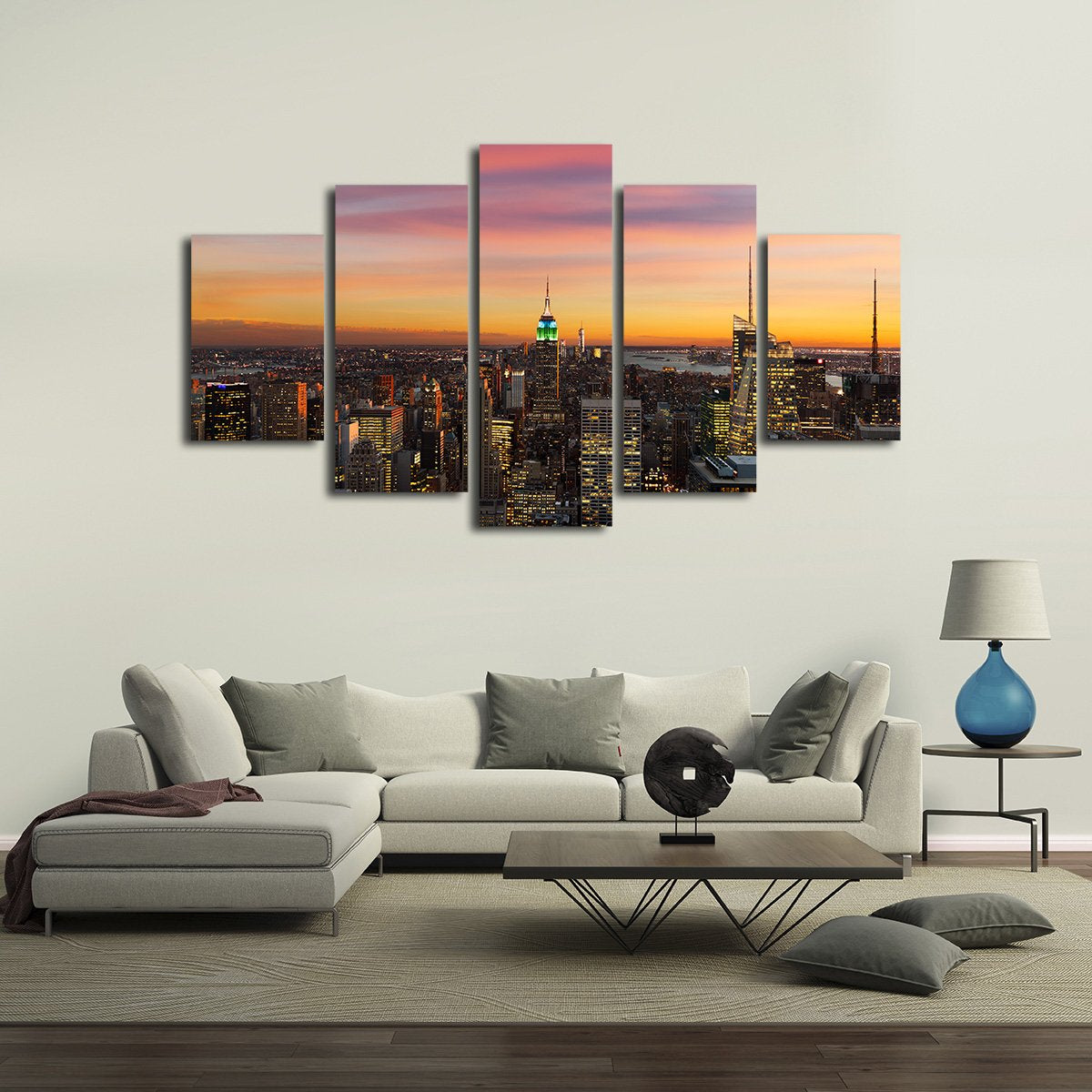 Midtown Manhattan Multi Panel Canvas Wall Art