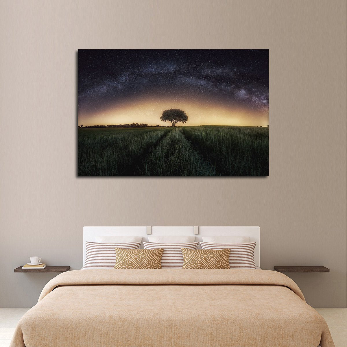 Milky Way Tree Multi Panel Canvas Wall Art