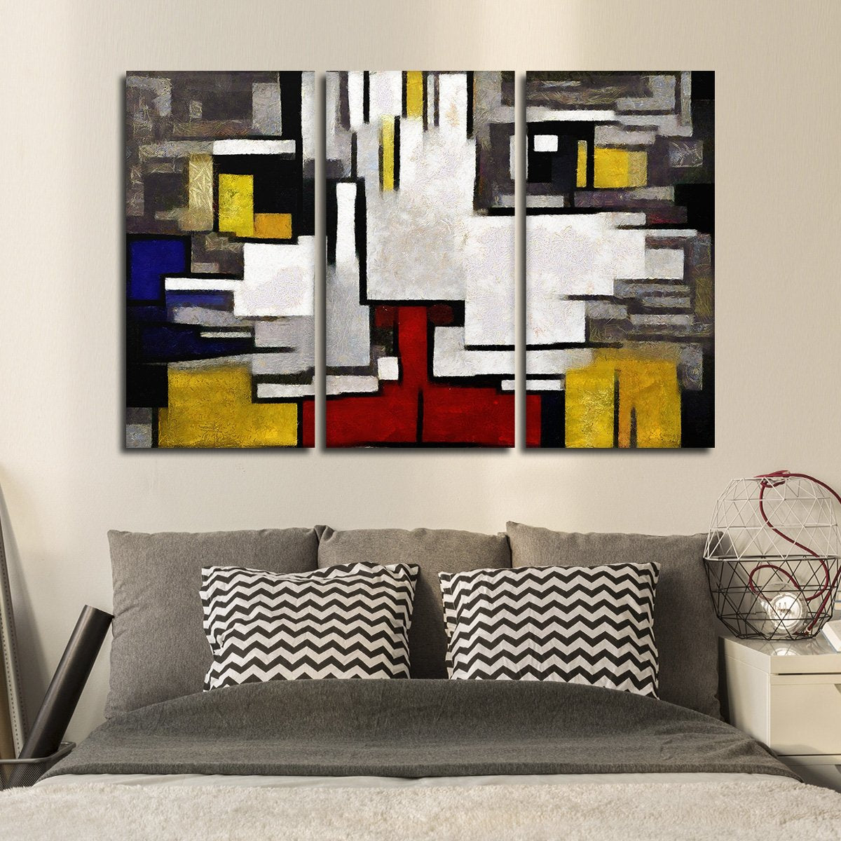 Minimalist Cat Multi Panel Canvas Wall Art