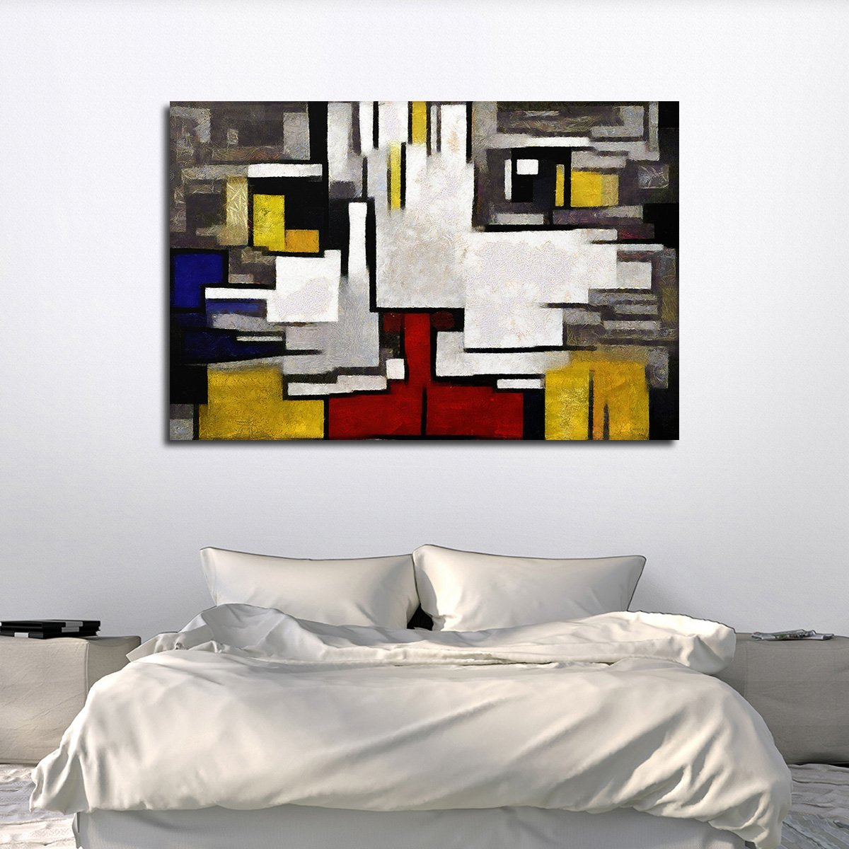 Minimalist Cat Multi Panel Canvas Wall Art