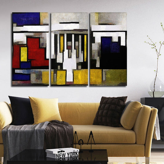 Minimalist White House Multi Panel Canvas Wall Art