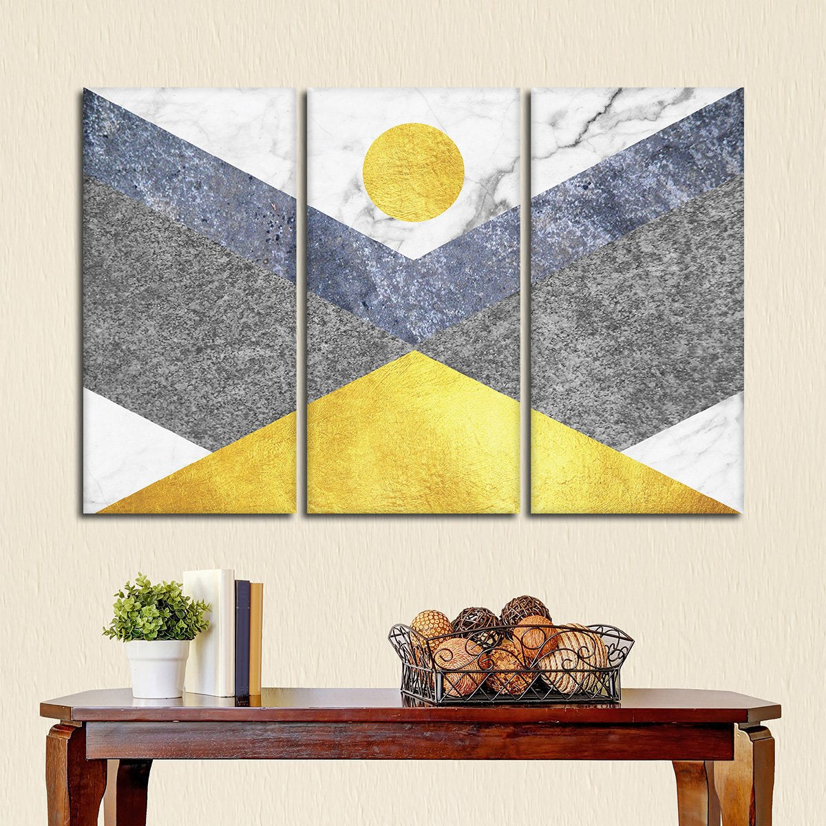 Mod Design Multi Panel Canvas Wall Art