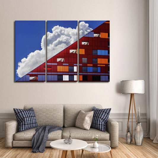 Modern Architecture Multi Panel Canvas Wall Art