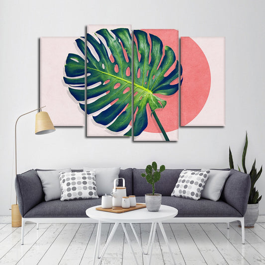Monstera Paradise Multi Panel Canvas Wall Art