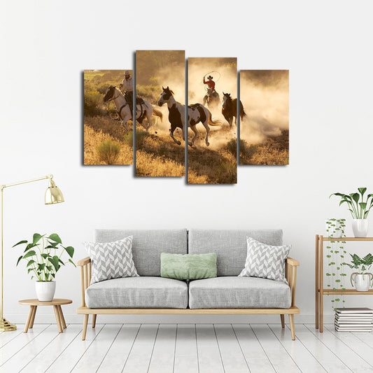 Montana Ranch Multi Panel Canvas Wall Art