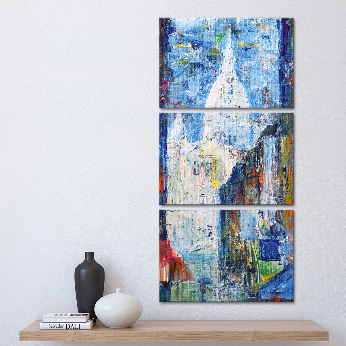 Montmartre Hill Multi Panel Canvas Wall Art