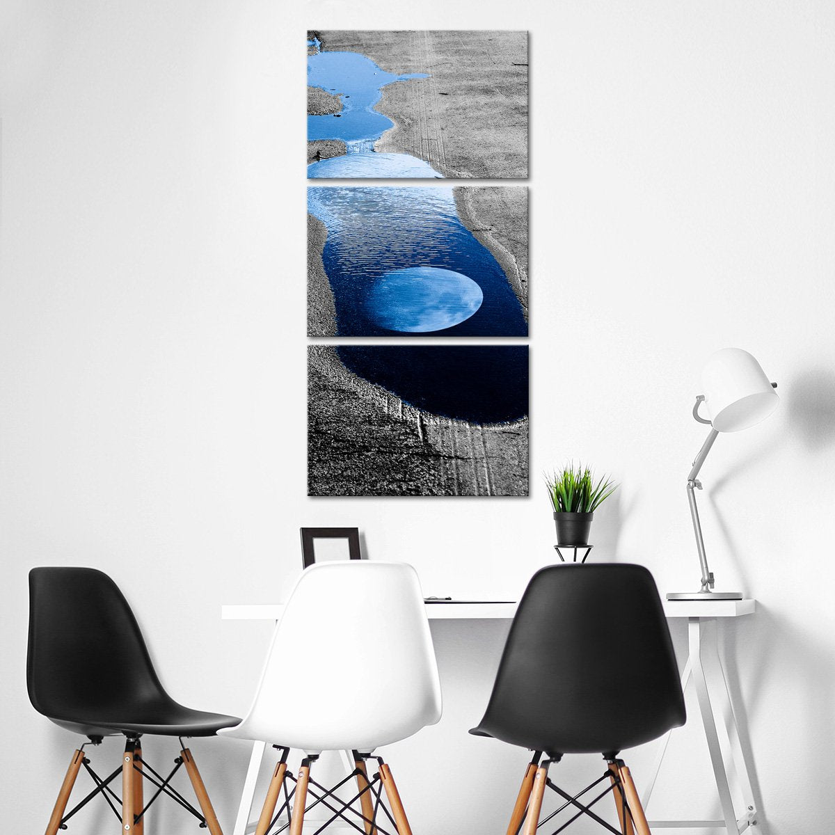 Moon Reflection Pop Multi Panel Canvas Wall Art