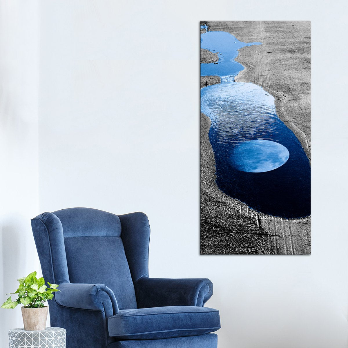 Moon Reflection Pop Multi Panel Canvas Wall Art