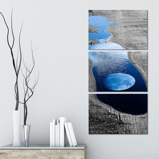 Moon Reflection Pop Multi Panel Canvas Wall Art