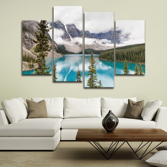 Moraine Lake Multi Panel Canvas Wall Art