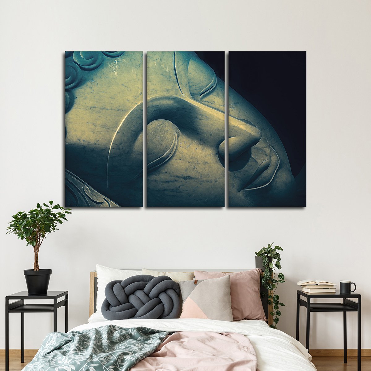 Morality Buddha Multi Panel Canvas Wall Art
