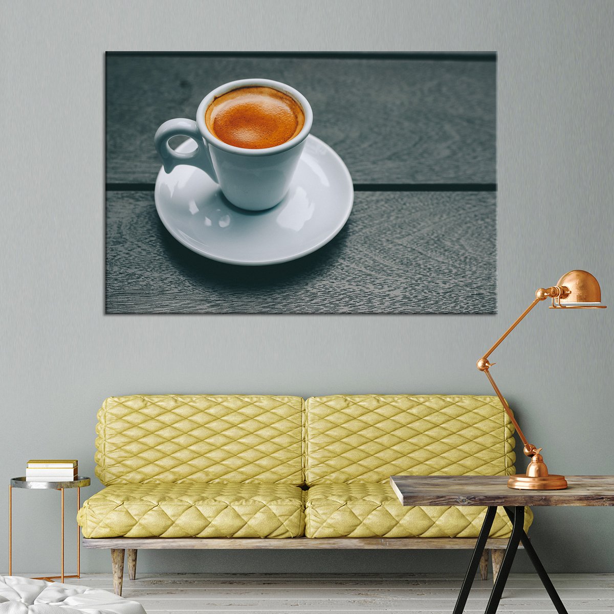 Morning Espresso Shot Multi Panel Canvas Wall Art
