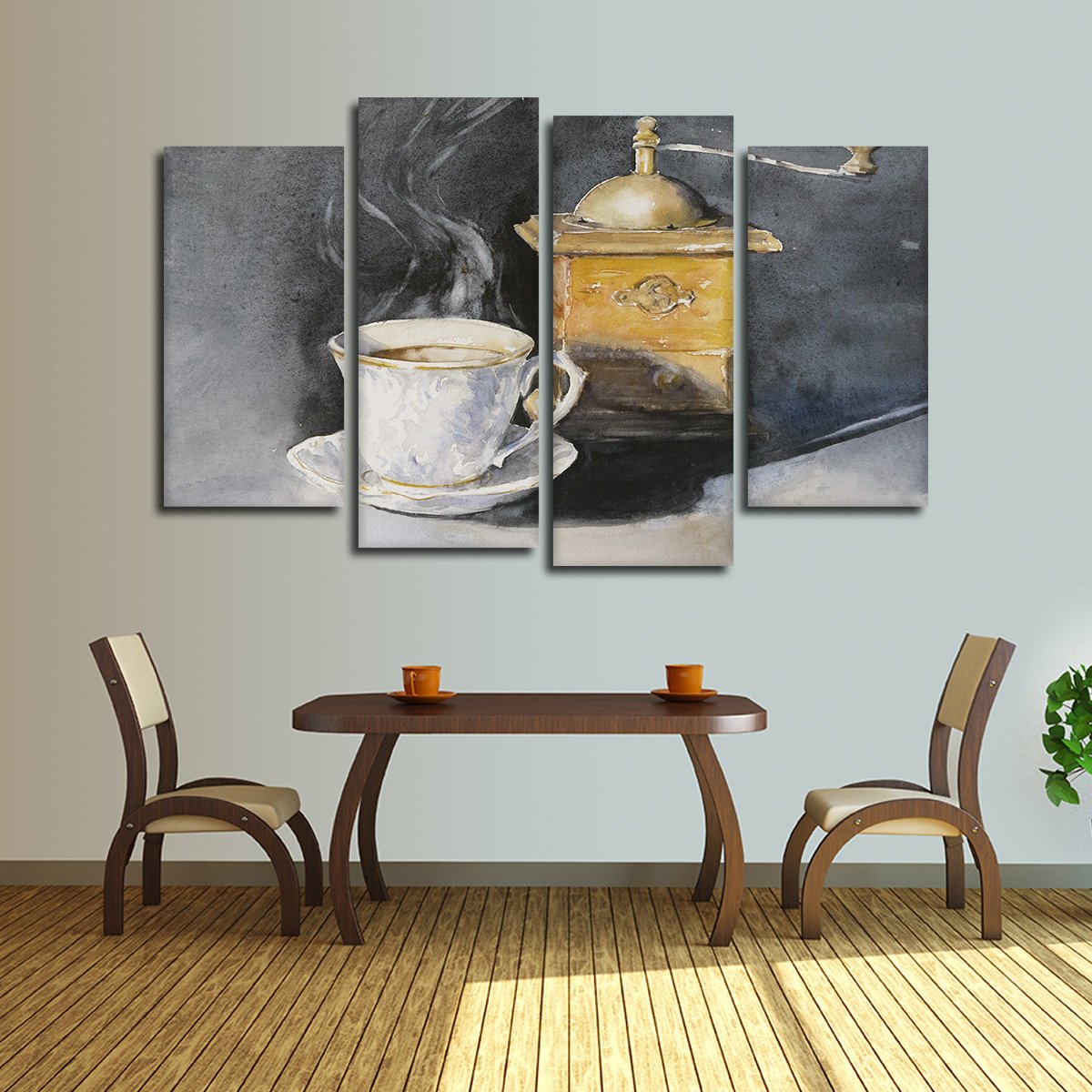 Coffee Mill Multi Panel Canvas Wall Art