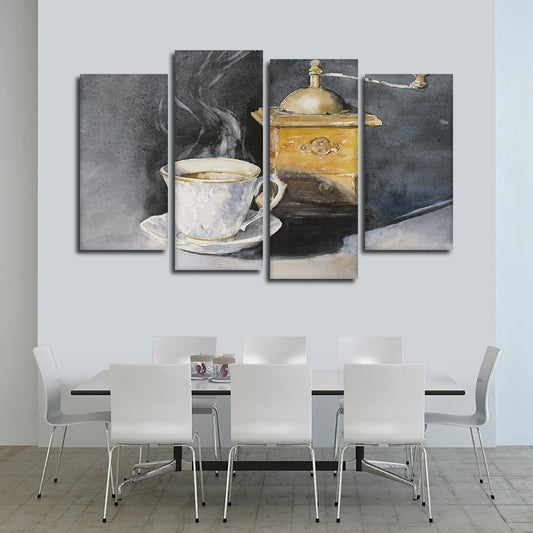 Coffee Mill Multi Panel Canvas Wall Art