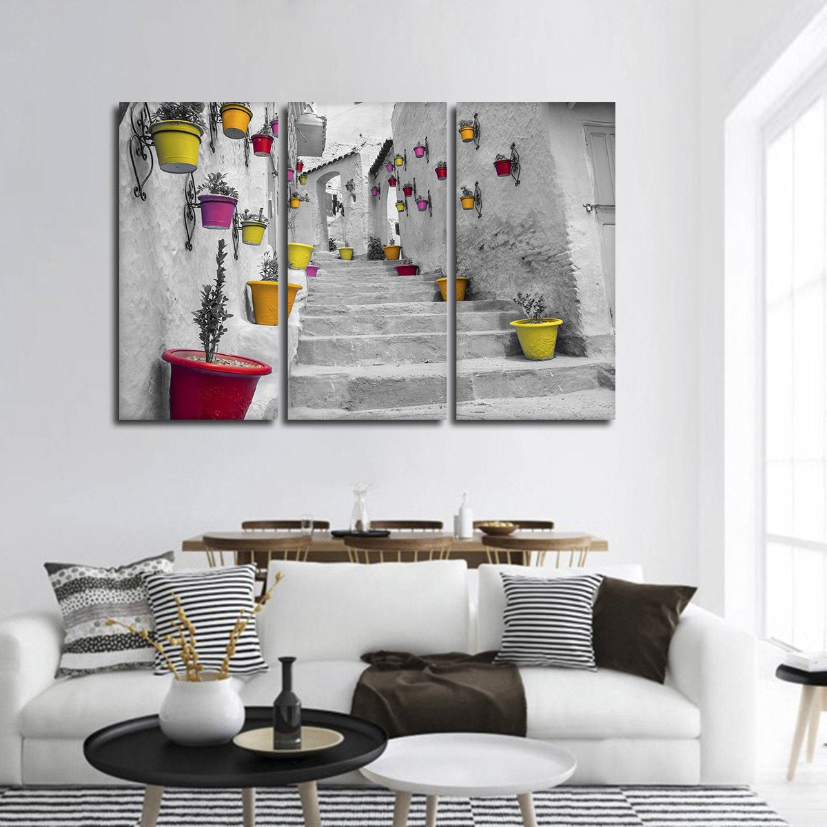 Moroccan Street Pop Multi Panel Canvas Wall Art