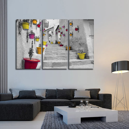Moroccan Street Pop Multi Panel Canvas Wall Art