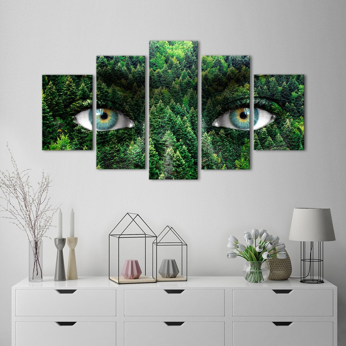 Mother Earth Multi Panel Canvas Wall Art