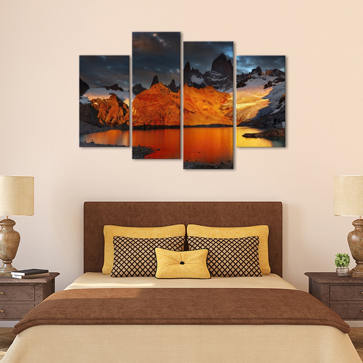 Mount Fitz Roy Multi Panel Canvas Wall Art