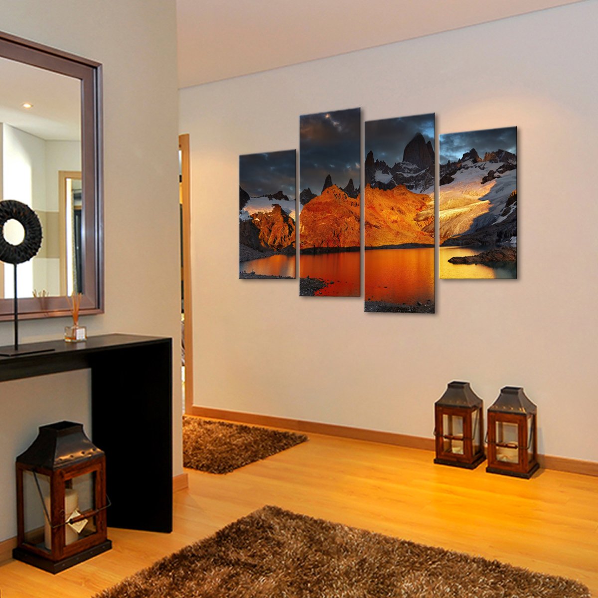 Mount Fitz Roy Multi Panel Canvas Wall Art