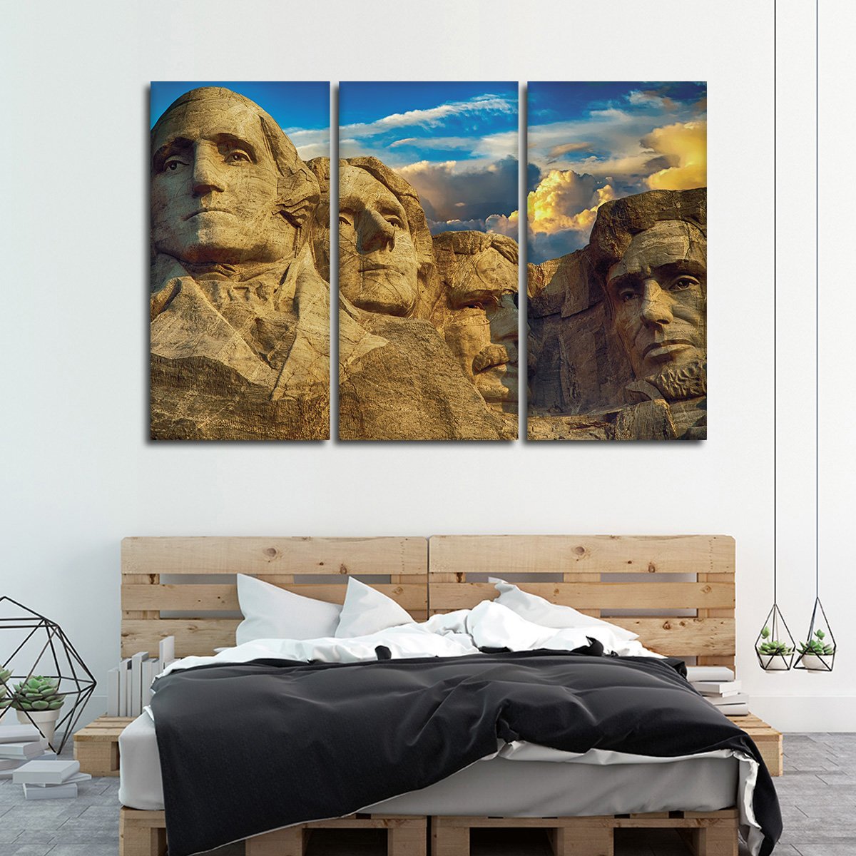 Mount Rushmore Multi Panel Canvas Wall Art