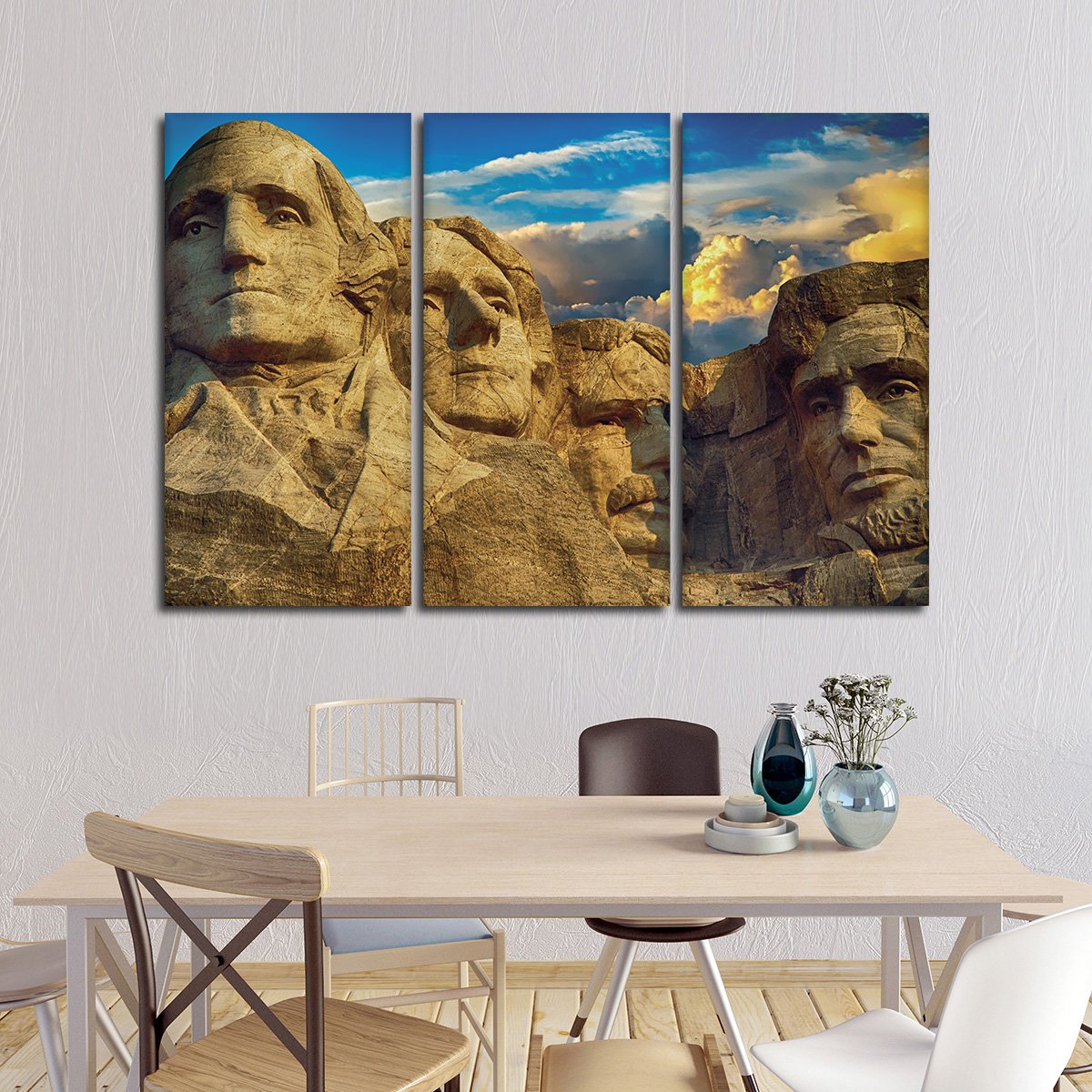Mount Rushmore Multi Panel Canvas Wall Art