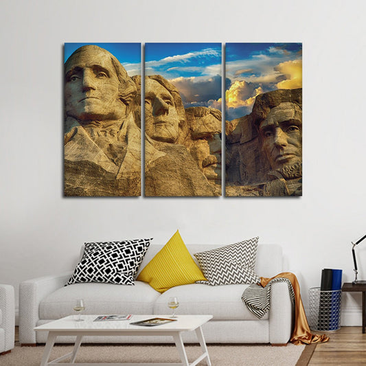 Mount Rushmore Multi Panel Canvas Wall Art