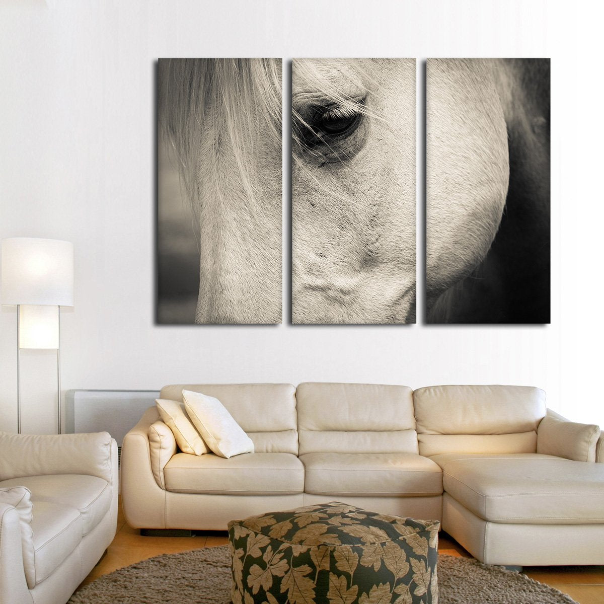 Mustang Horse Multi Panel Canvas Wall Art