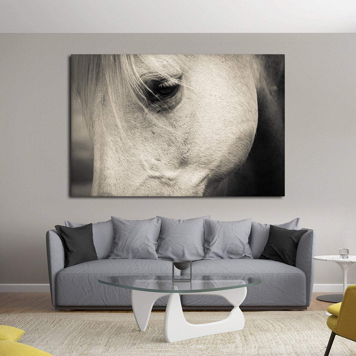 Mustang Horse Multi Panel Canvas Wall Art