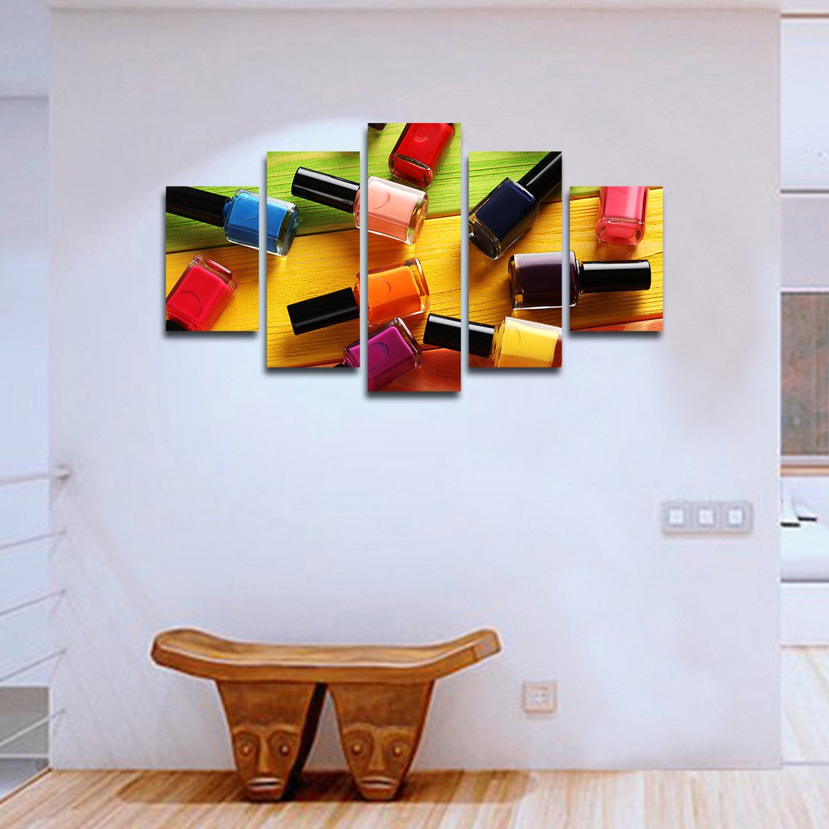 Nail Polish Multi Panel Canvas Wall Art