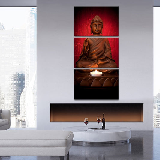 Namaste Multi Panel Canvas Wall Art