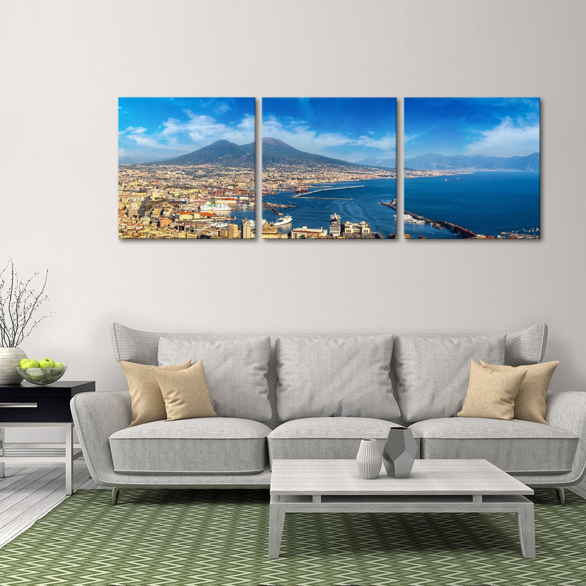 Naples Multi Panel Canvas Wall Art