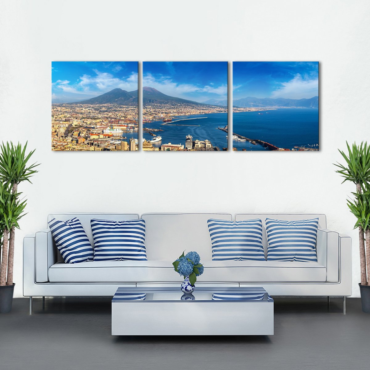 Naples Multi Panel Canvas Wall Art