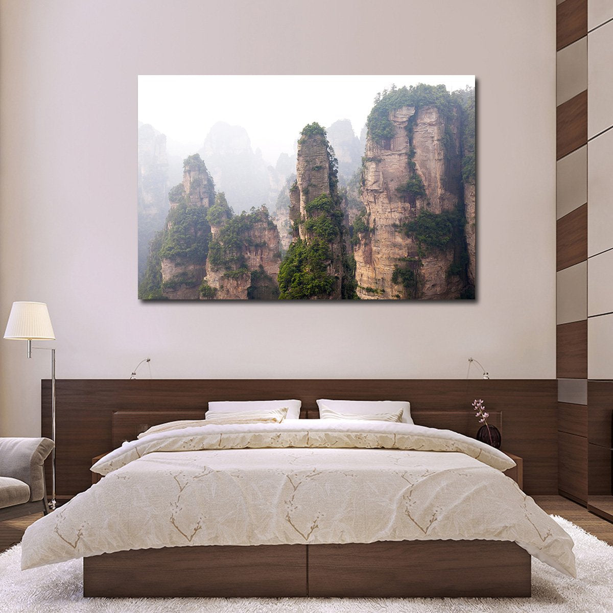 National Forest Rocks Multi Panel Canvas Wall Art
