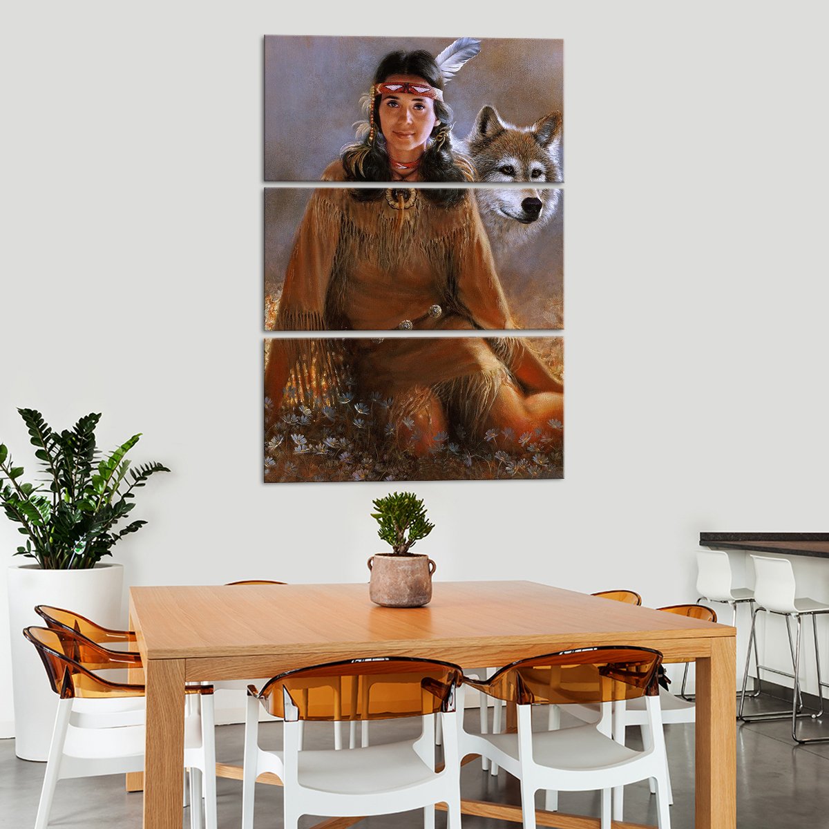 Native Attitude Multi Panel Canvas Wall Art