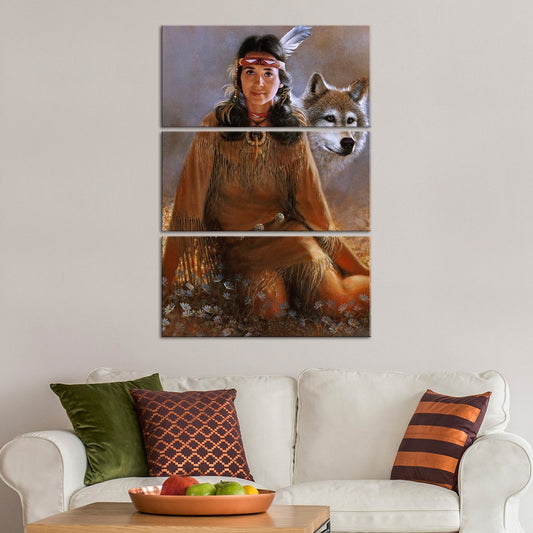 Native Attitude Multi Panel Canvas Wall Art