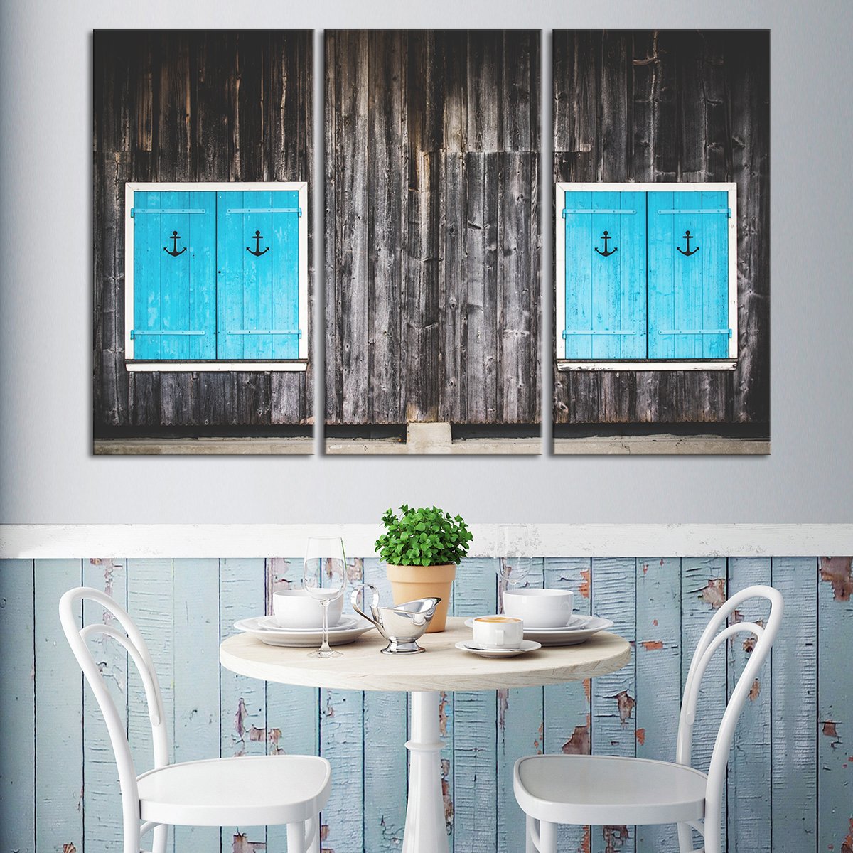 Nautical Doors Multi Panel Canvas Wall Art