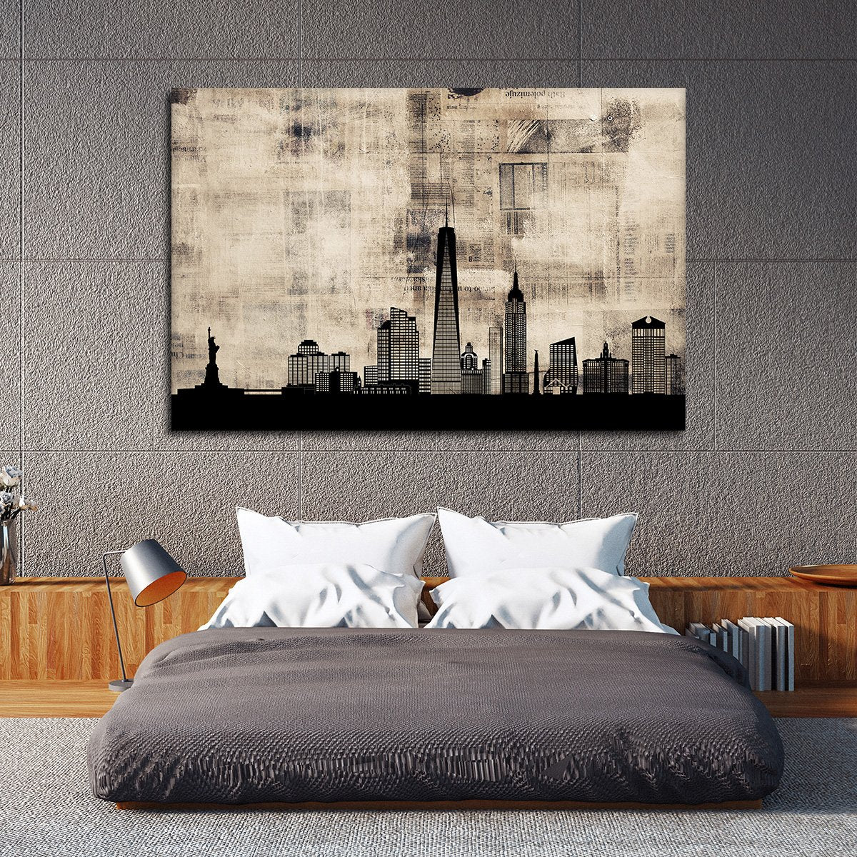 New York Times Multi Panel Canvas Wall Art