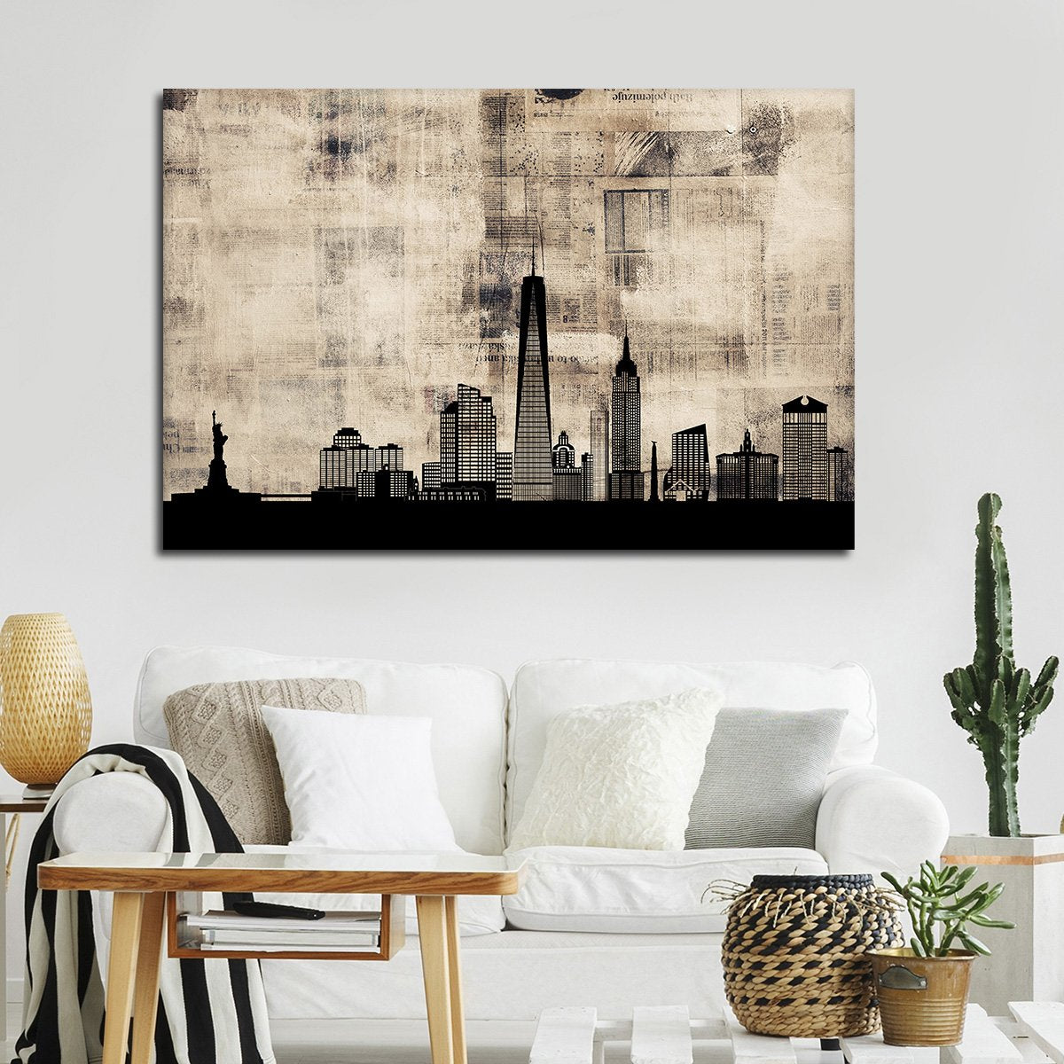 New York Times Multi Panel Canvas Wall Art