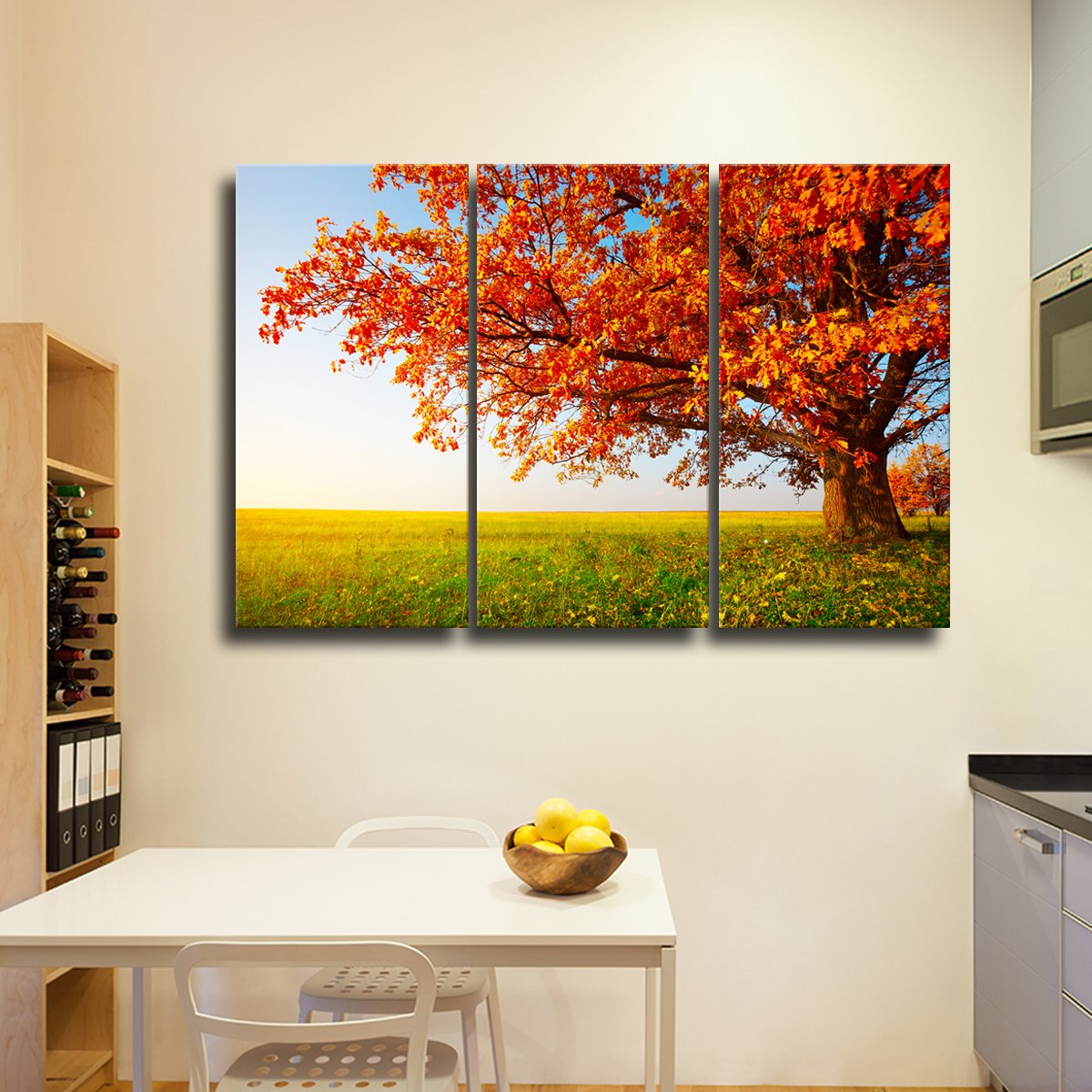 Oak Tree Multi Panel Canvas Wall Art