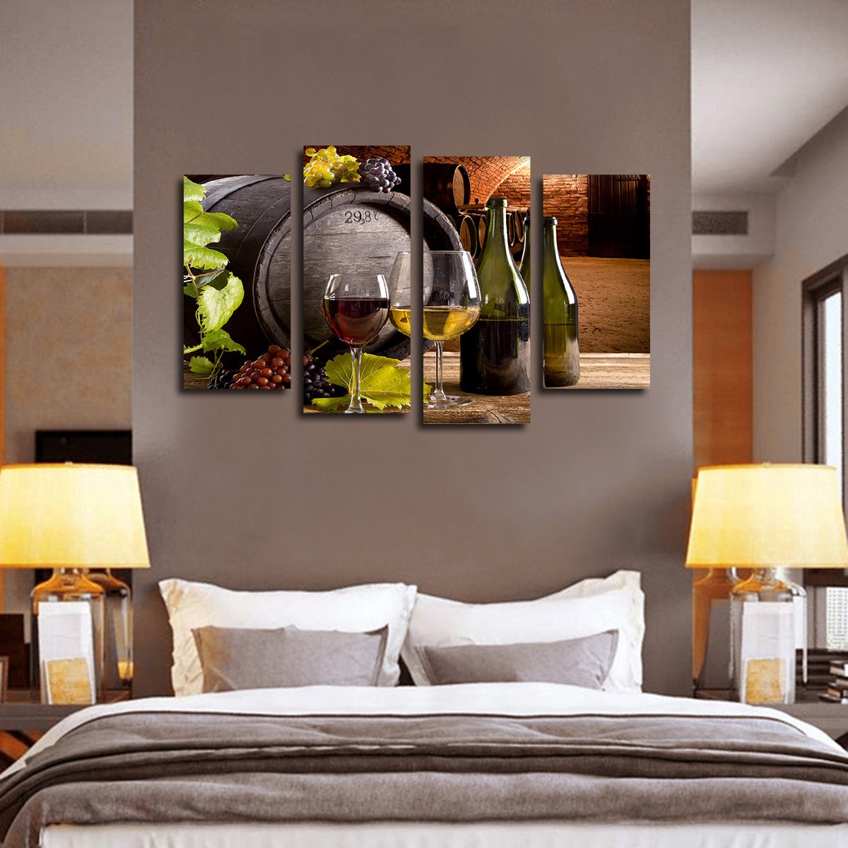 Oak Aroma Multi Panel Canvas Wall Art
