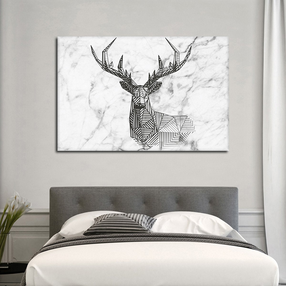 Oh Deer Multi Panel Canvas Wall Art