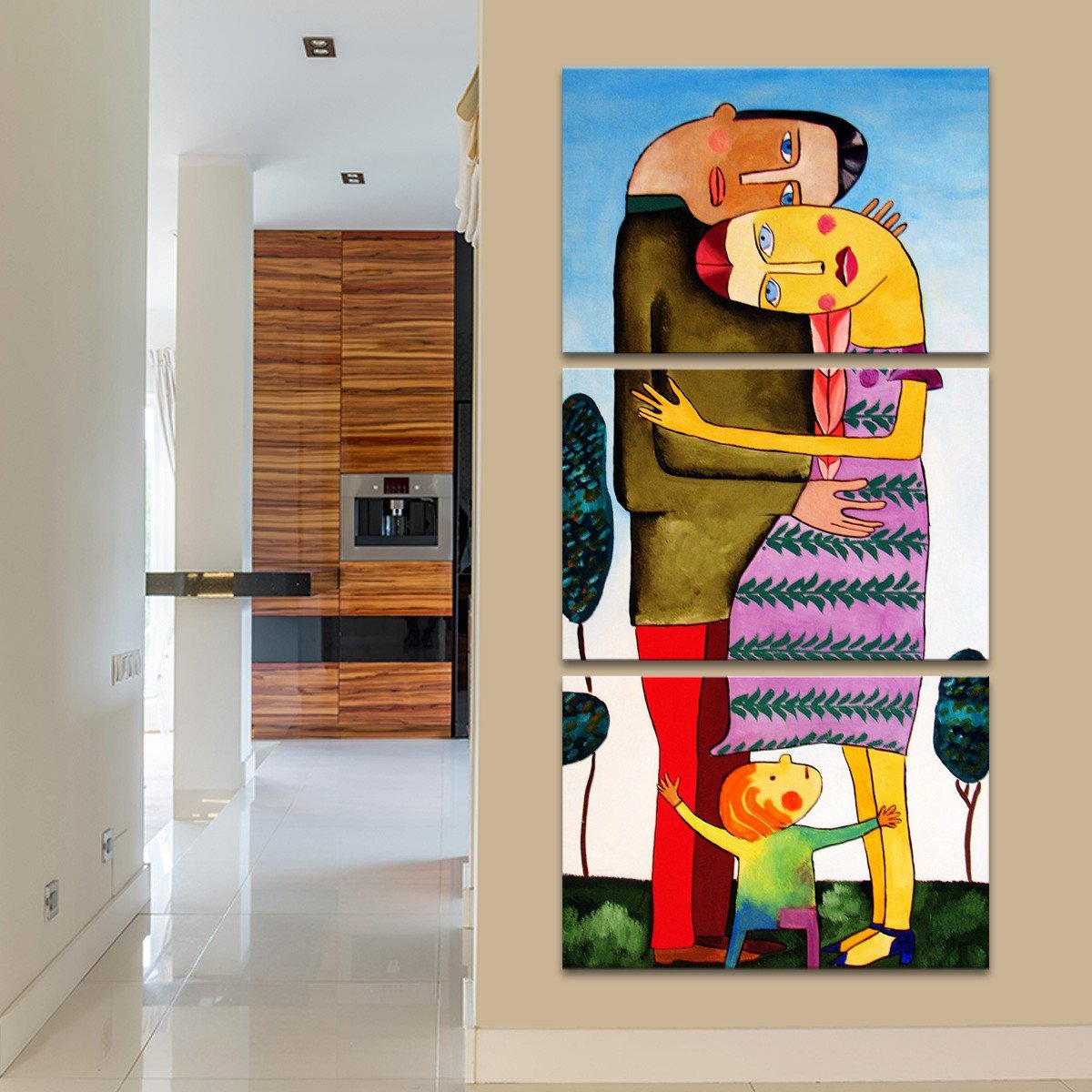 Ohana Multi Panel Canvas Wall Art