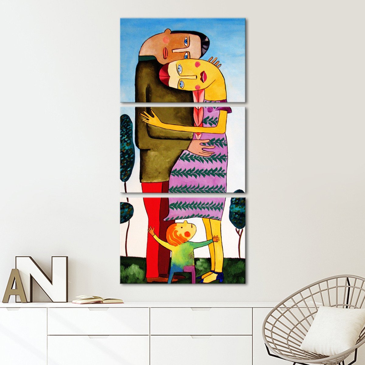 Ohana Multi Panel Canvas Wall Art
