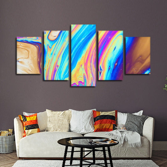 Oil Slick Multi Panel Canvas Wall Art