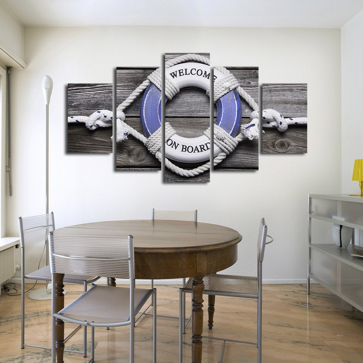 On Board Multi Panel Canvas Wall Art