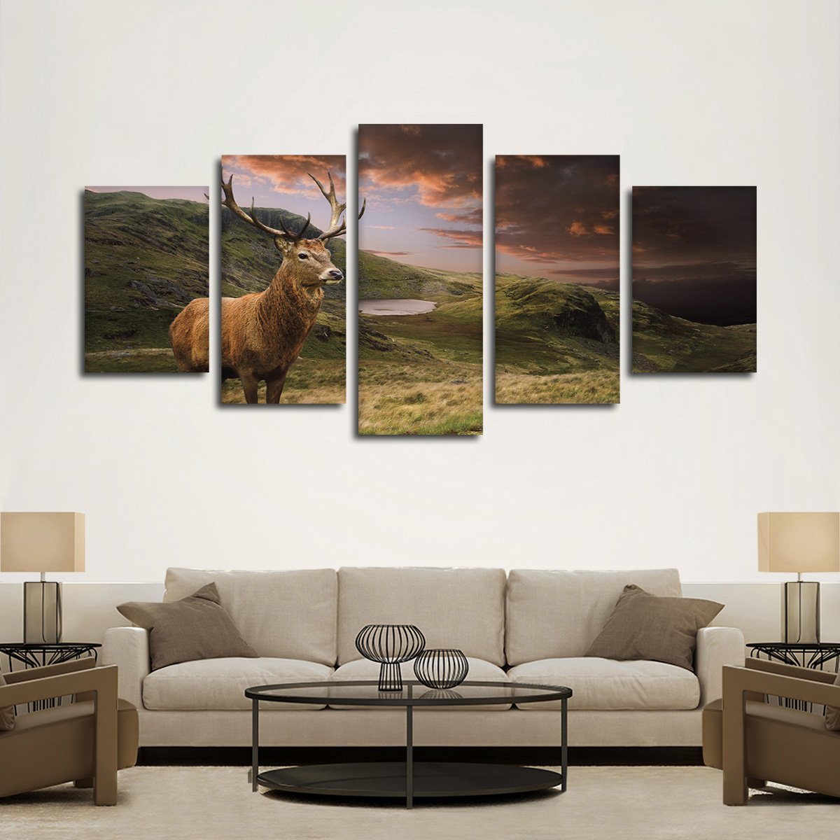 Open Ground Hunting Multi Panel Canvas Wall Art