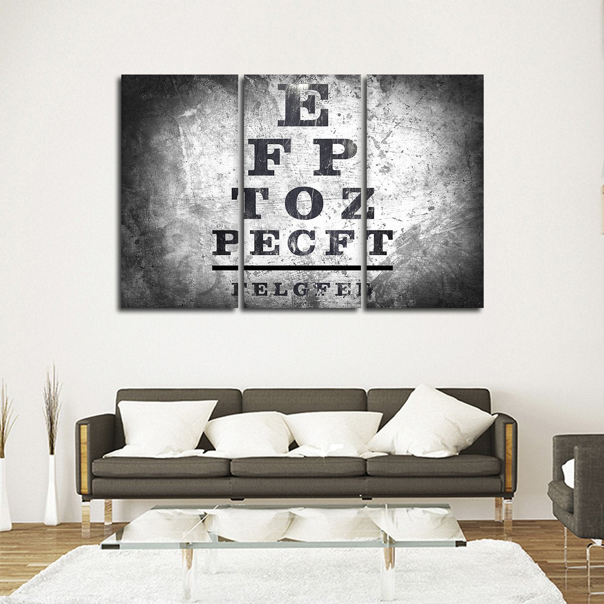 Optometry Test Multi Panel Canvas Wall Art